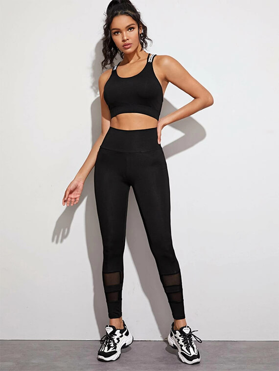 Nileton Sport Leggings Dantel Black (3)